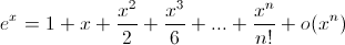 Chapitre 5 - Formules de Taylor et Développement Limités